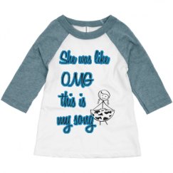 Toddler 3/4 Sleeve Raglan Tee