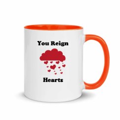 11oz Ceramic Mug with Color Inside