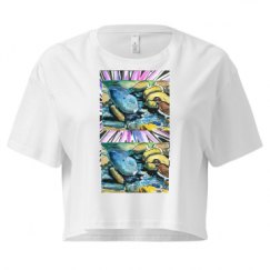 Ladies Festival Cali Crop Top Tee