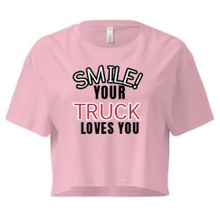 Ladies Festival Cali Crop Top Tee