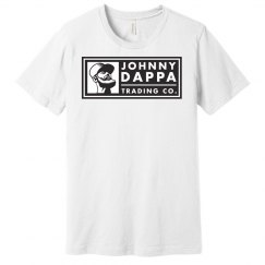 Johnny Dappa Trading Co. Black & White Horizontal Tag