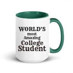 15oz Ceramic Mug with Color Inside