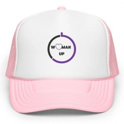 WOMAN UP TRUCKER HAT
