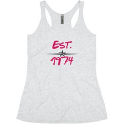Ladies Slim Fit Super Soft Racerback Triblend Tank