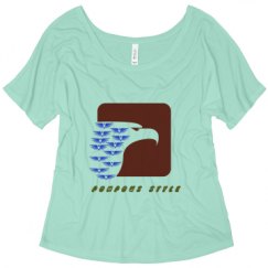 Ladies Flowy Slouchy Tee
