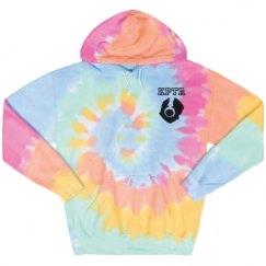 Unisex Tie-Dye Fleece Hoodie