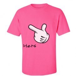 Unisex Ultra Cotton Safety Neon Crewneck Tee