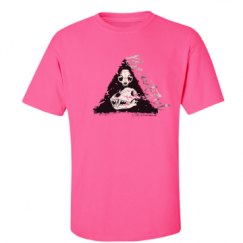 Unisex Ultra Cotton Safety Neon Crewneck Tee