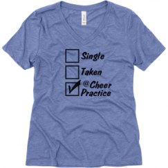 Ladies Relaxed Fit Super Soft Triblend V-Neck Tee