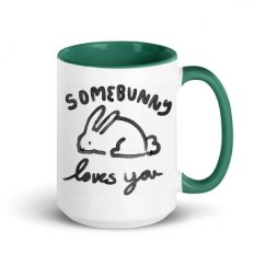 15oz Ceramic Mug with Color Inside