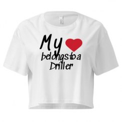 Ladies Festival Cali Crop Top Tee