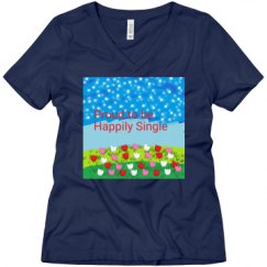 Ladies Relaxed Fit V-Neck Tee