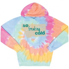 Unisex Tie-Dye Fleece Hoodie