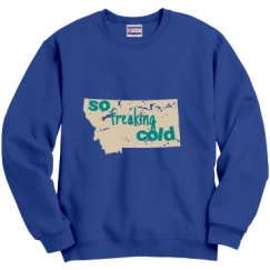 Unisex Film and Foil Crewneck Sweatshirt