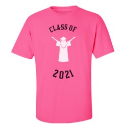 Unisex Ultra Cotton Safety Neon Crewneck Tee