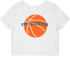 Ladies Slim Fit Crop Top Tee