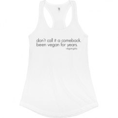 Ladies Slim Fit Racerback Tank Top