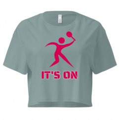 Ladies Festival Cali Crop Top Tee