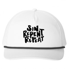 Snapback Five-Panel Rope Hat