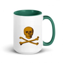 15oz Ceramic Mug with Color Inside
