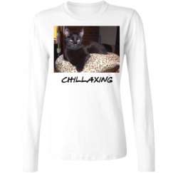 Ladies Relaxed Fit Basic Long Sleeve Tee