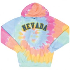 Unisex Tie-Dye Fleece Hoodie