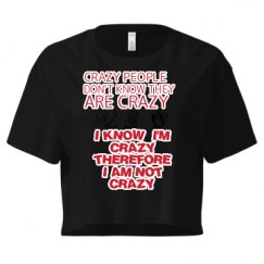 Ladies Festival Cali Crop Top Tee