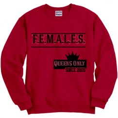 Unisex Film and Foil Crewneck Sweatshirt