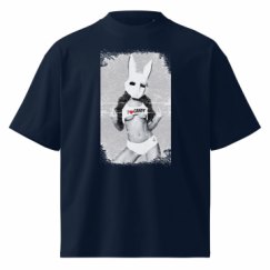 Unisex Organic Oversized High Neck T-Shirt