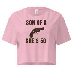 Ladies Festival Cali Crop Top Tee