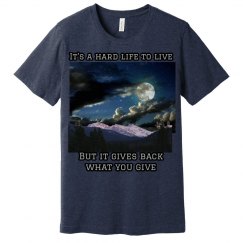 Full Moon Night Rock Lyric Tee
