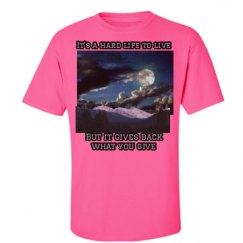 Unisex Ultra Cotton Safety Neon Crewneck Tee