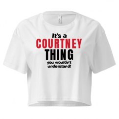 Ladies Festival Cali Crop Top Tee