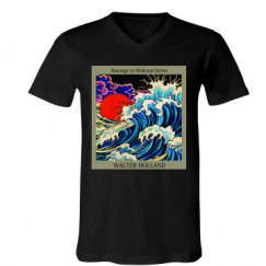 Unisex V-Neck Jersey Tee