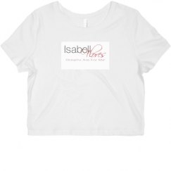 Ladies Slim Fit Crop Top Tee