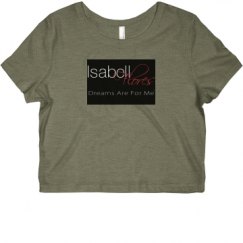 Ladies Slim Fit Crop Top Tee