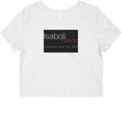 Ladies Slim Fit Crop Top Tee