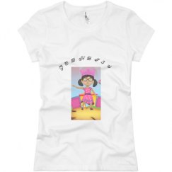 Ladies Slim Fit Basic Promo Jersey Tee