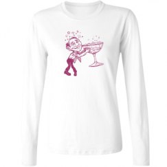 Ladies Relaxed Fit Basic Long Sleeve Tee