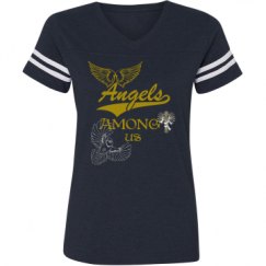 Ladies Relaxed Fit Vintage Sports Tee