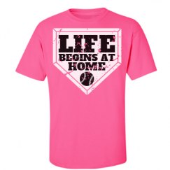 Unisex Ultra Cotton Safety Neon Crewneck Tee