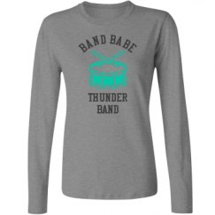 Ladies Relaxed Fit Basic Long Sleeve Tee