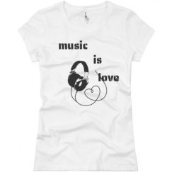 Ladies Slim Fit Basic Promo Jersey Tee