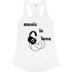 Ladies Slim Fit Racerback Tank Top