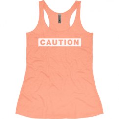 Ladies Slim Fit Super Soft Racerback Triblend Tank