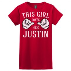 Girl loves her Justin