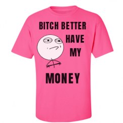 Unisex Ultra Cotton Safety Neon Crewneck Tee