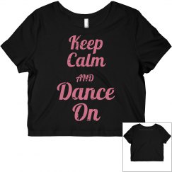 Keep Calm crop top