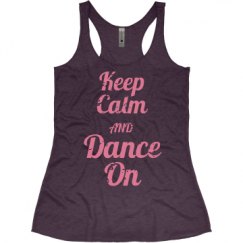 Ladies Slim Fit Super Soft Racerback Triblend Tank