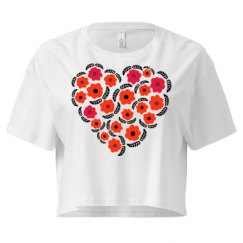 Ladies Festival Cali Crop Top Tee